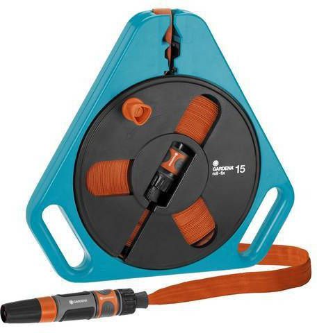 Gardena 756 20 Classic roll fix platte slang in cassette 12mm x 15m