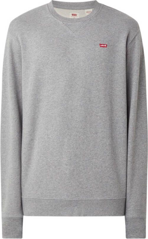 Levi's Nieuwe originele crew beitel Gray Heather 35909 0002 , Grijs, Heren