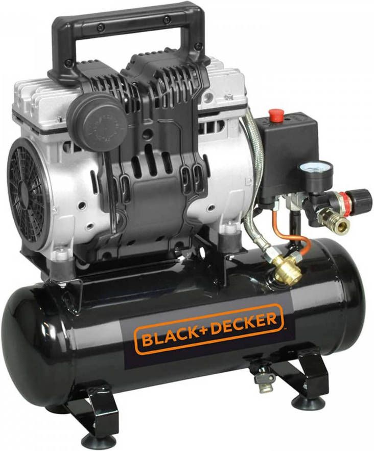 Black+Decker B2BB104BND359 Compressor BD 100/6 ST Olievrij 8bar 750W