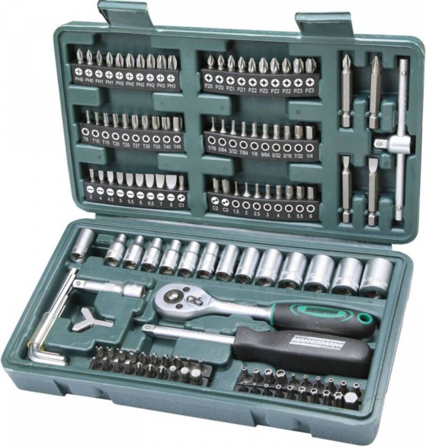 Brüder Mannesmann Werkzeuge Gereedschapsset 130 delig(set, 130 stuks )