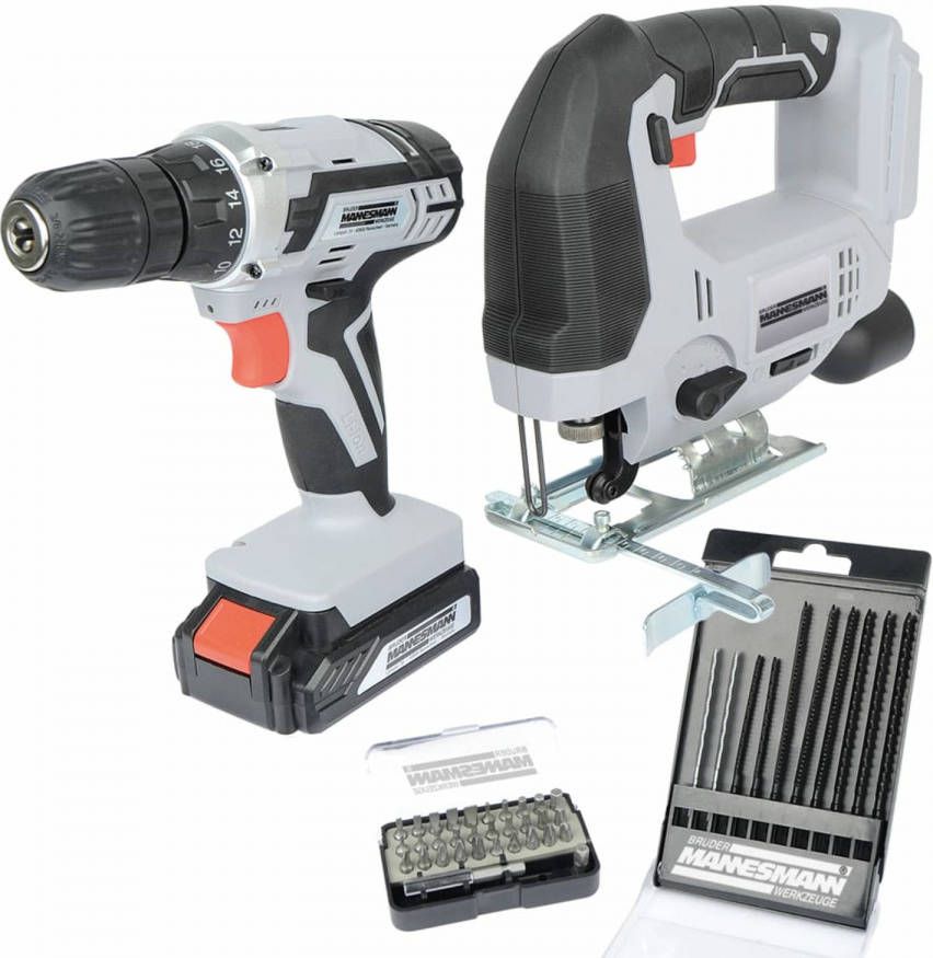 Br&#xFC, der Mannesmann Accucombigereedschapsset 20 V