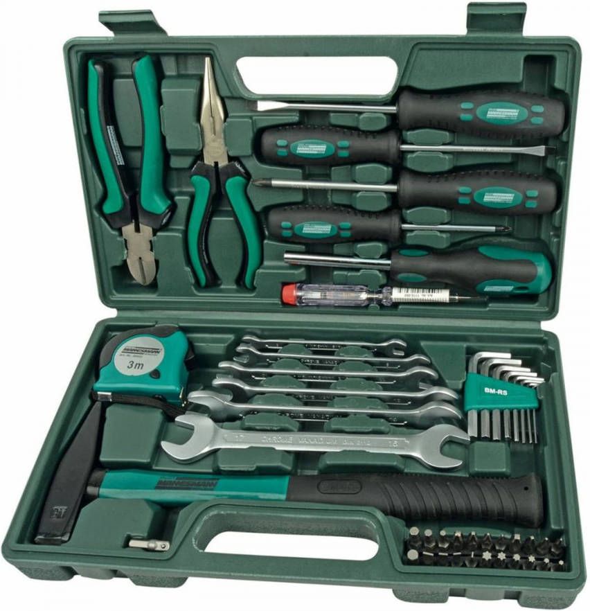 Brüder Mannesmann Werkzeuge Gereedschapsset(set, 47 stuks )