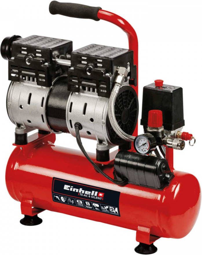 Einhell TE AC 6 Silent Compressor 550W 8 bar 6l