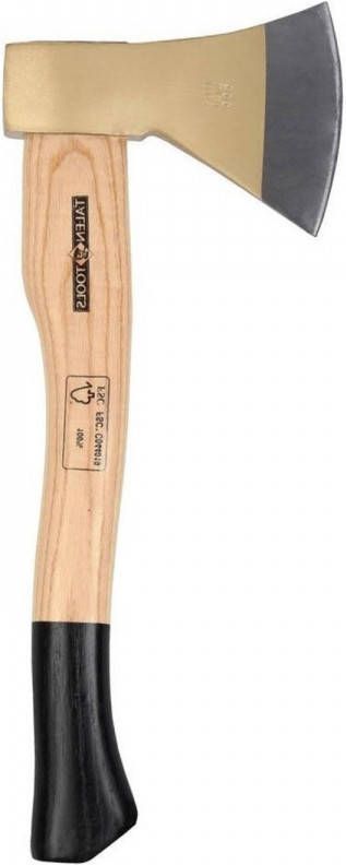 Shoppartners Handbijl Met Zwart Handvat 800 Gram 35 Cm Hakbijl Outdoor Camping Kampeer Bijlen Metaal/hout