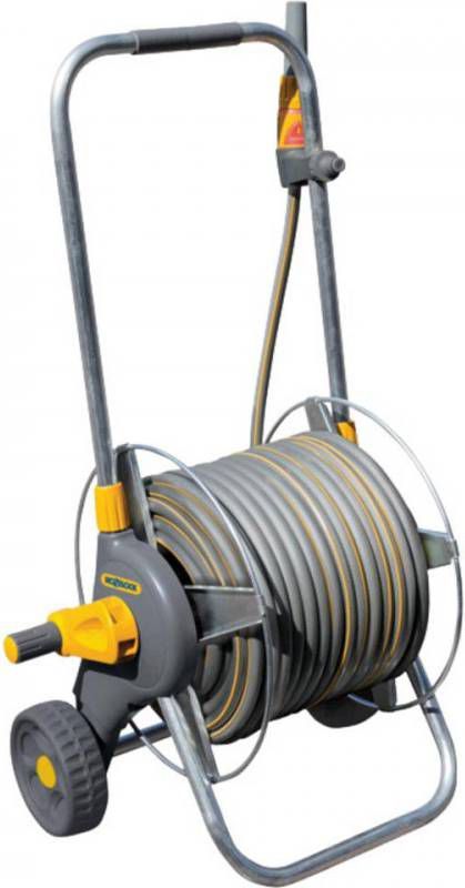 Hozelock 2436 Voorgemonteerde Metalen Slangenwagen 60