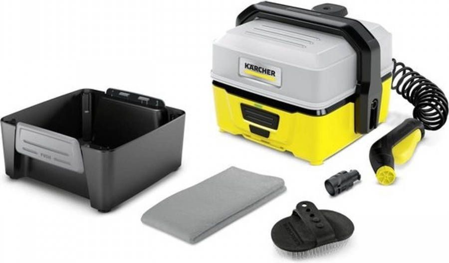 Karcher Kärcher Oc 3 Pet Hogedrukreiniger Compact Batterij/accu Zwart, Geel 120 L/u