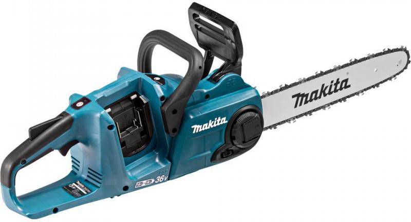Makita Kettingzaag zonder accu en oplader 350 mm 2x18 V blauw en zwart