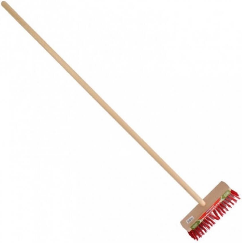 Hendrik Jan Onkruidbezem 29 Cm Steel 140 Cm