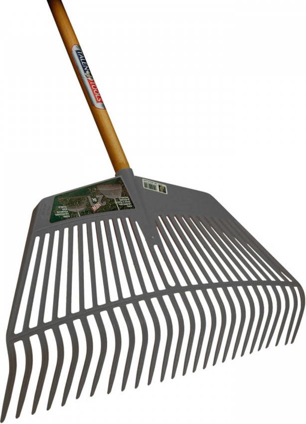 Talen Tools Bladhark en vork in 1 58.5 cm met houten steel 160 cm