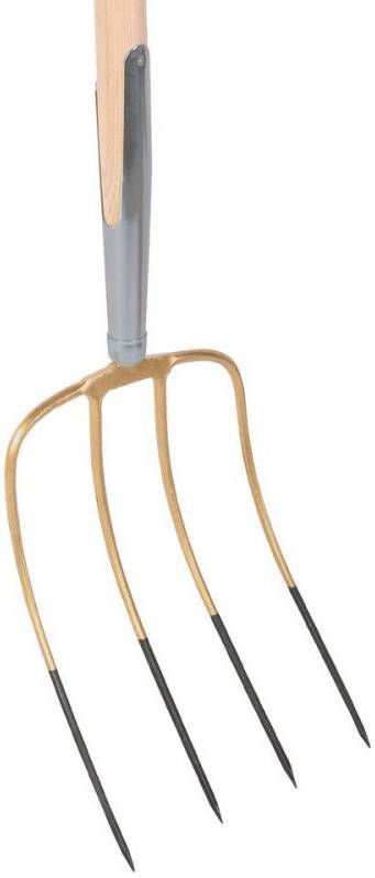 Talen Tools Mestvork 4 tanden houten steel 85 cm en stift verbinding lichte uitvoering