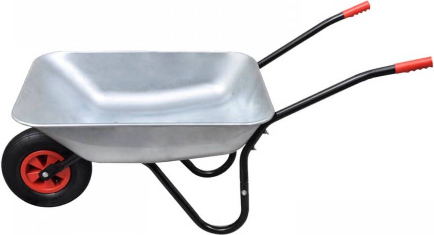 vidaXL Kruiwagen 80 liter enkel wiel