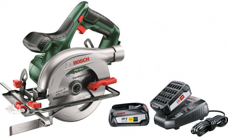 Bosch PKS 18 LI 1 + 18V 2, 5 Ah(2x )