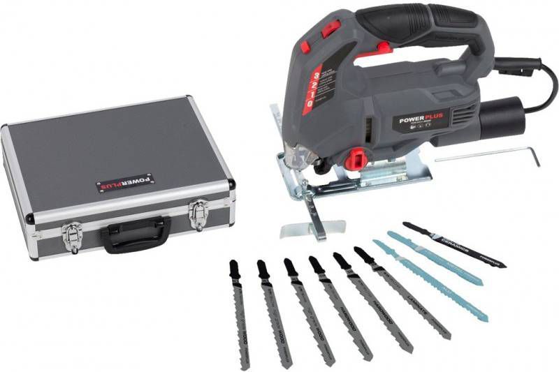 Powerplus POWESET3 Decoupeerzaag in koffer 710W D greep