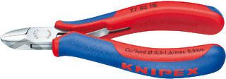 Knipex Elektronica zijsnijtang met componentengreep 115mm_77 12 115
