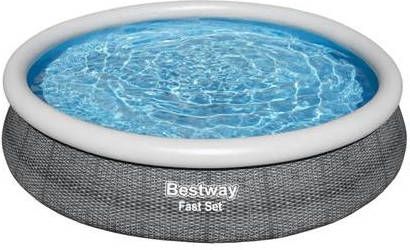 Massamarkt Bestway FastSet Zwembad 366x76cm Met Filterpomp