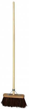 Hendrik Jan Stadsbezem Harde Natuurvezels 29 Cm Met Steel