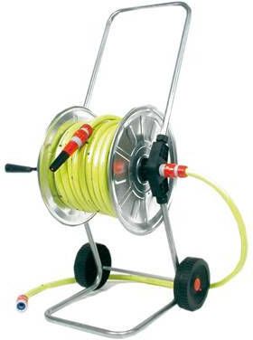 TalenTools Talen Tools Haspel 25 m 5/8 Met gele tuinslang 3/4