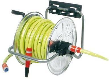 TalenTools Talen Tools Muurhaspel 25 m 5/8 Met gele tuinslang 3/4