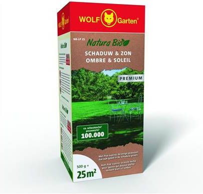 Wolf-garten Wolfgarten natura bio graszaad schaduw gazon lp 50