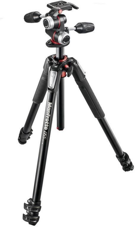 Art en Craft Manfrotto Mk055xpro3 3w Tripod + 3 weg Kop