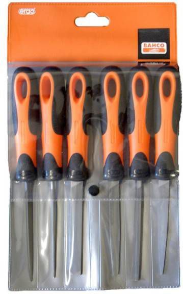 Bahco 1 476 04 3 2 6 delige Vijlenset