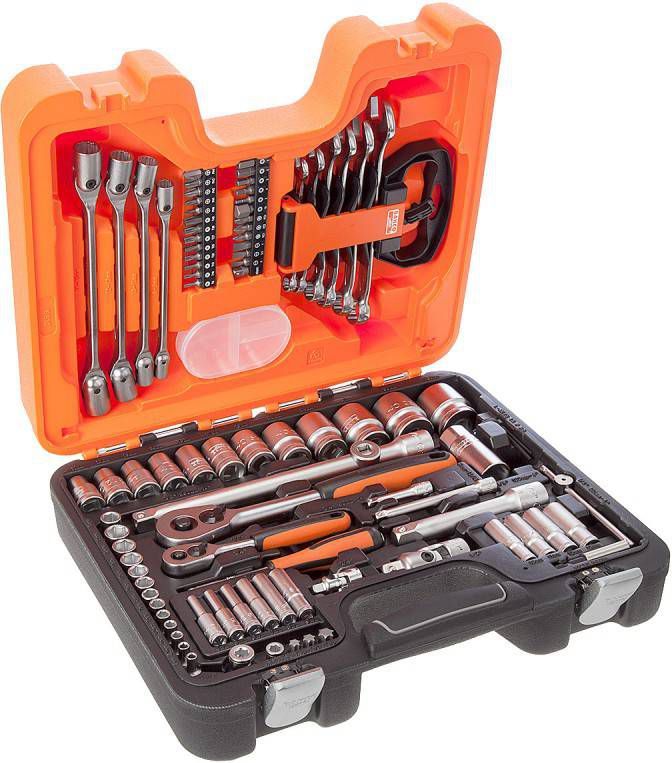 Bahco S910 91 delige Dopsleutelset 1/4" 1/2"