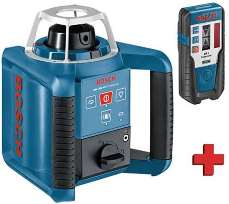 Bosch GRL 400 H Rotatie Laser + LR 1 Ontvanger In Koffer 400m