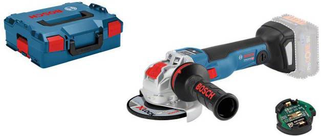 Bosch GWX 18 V 10 SC 18V Li Ion accu X LOCK Haakse slijper body in L Boxx 125mm variabel koolborstelloos Simply Connected