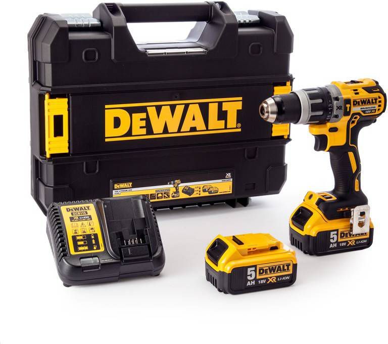 DeWALT DCD796P2 18V Li Ion accu klopboor -/schroefmachine set(2x 5.0Ah accu)in koffer koolborstelloos