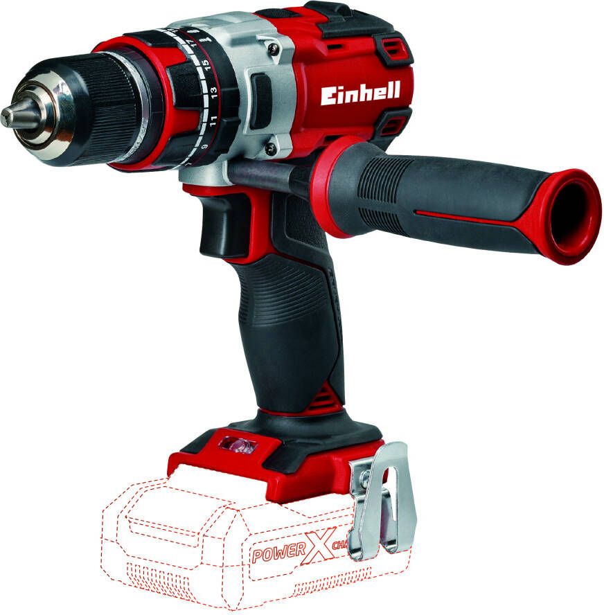 Einhell TE-CD 18 Li-i BL SOLO Accu Klopboor-/Schroefmachine Power-X-Change Koolborstelloos 18 V / Li-Ion Max. koppel: 60 N
