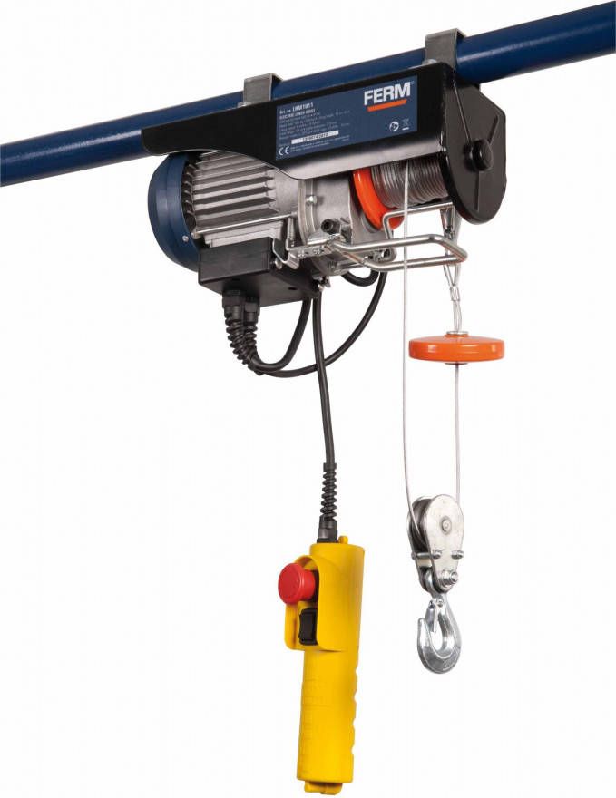 FERM LHM1011 Elektrische Kabel Takel 500W 250kg