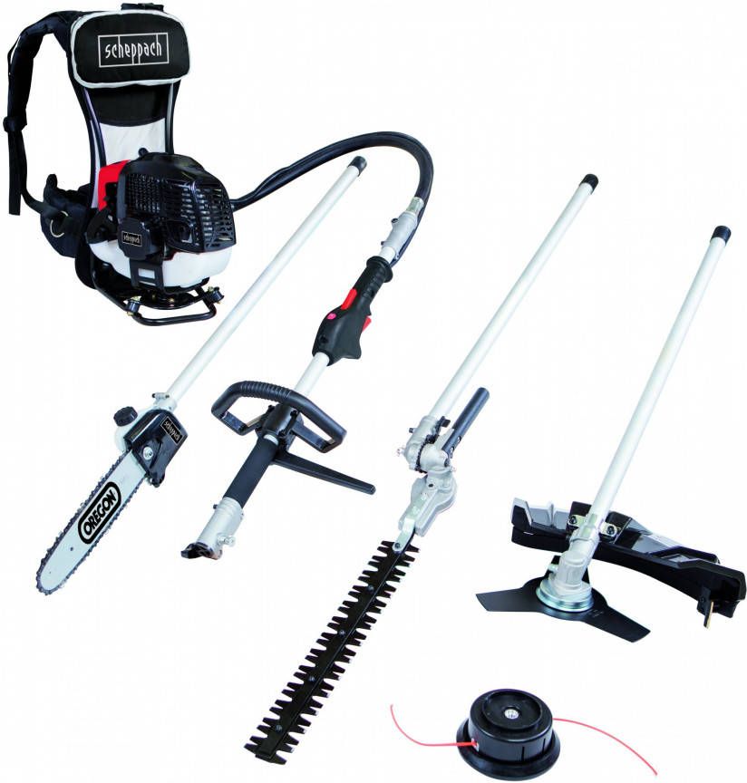 Scheppach MFH5300 4BP Multifunctionele tuinmachine 1300W 51, 7cc