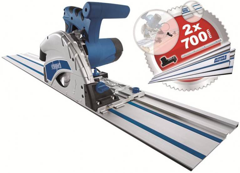 Scheppach PL55 Invalzaag 1200W 160mm incl. geleiderail