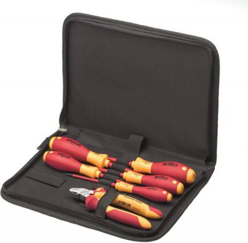 Jorz Wiha Elektriciens Gereedschapsset Staal 6 delig 9300 018