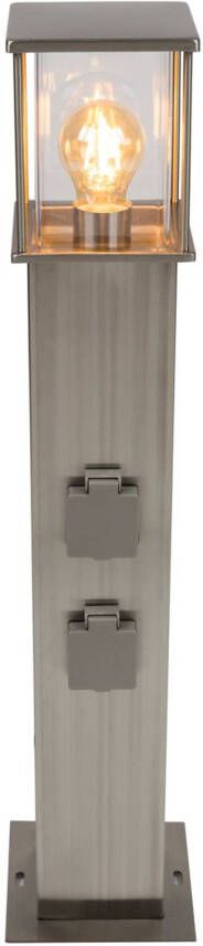 Heitronic Met 2 stopcontacten tuinpadverlichting Rhodos