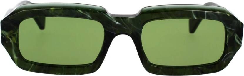 Retrosuperfuture Zonnebrillen Groen unisex