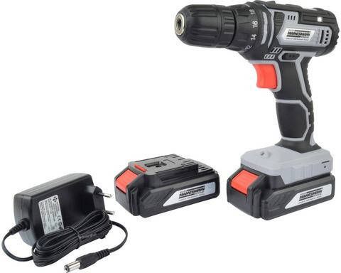 Brüder Mannesmann Werkzeuge Accu schroefboormachine inclusief 2 accu's en oplader