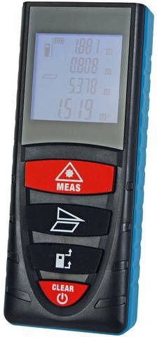 Brüder Mannesmann Werkzeuge Afstandsmeter Laserafstandsmeter inclusief riemclip
