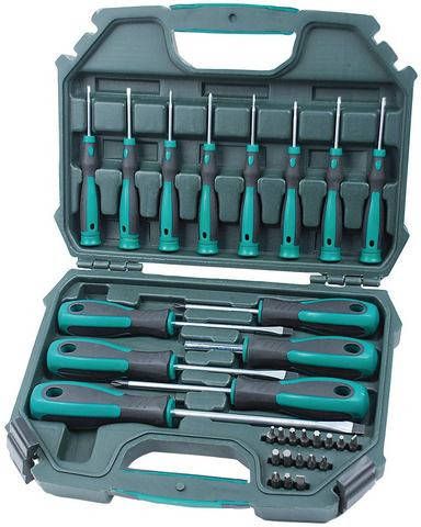 Brüder Mannesmann 11850 30 delige Schroevendraaier/bitset in koffer