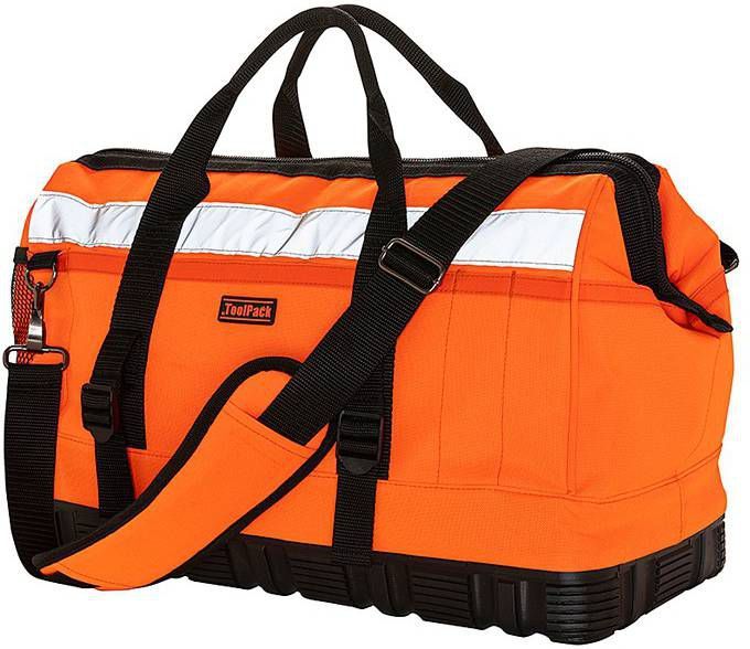 ToolPack 362.062 Profile Hi Vis Gereedschapstas met rubber bodem XXL 500 x 220 x