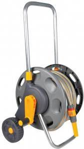 Hozelock Tuinslanghaspel verrijdbaar compleet met 20m slang voorgemonteerd