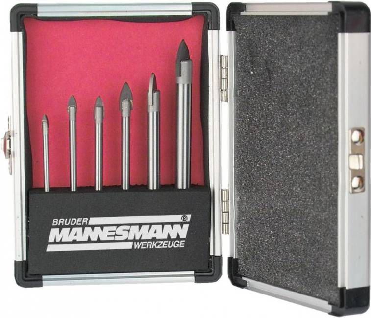 Brüder Mannesmann 54806 6 delige Glasborenset 3 10mm