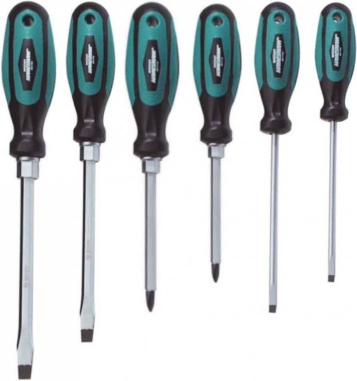 Brü, der Mannesmann Schroevendraaierset 6 delig 11113/6