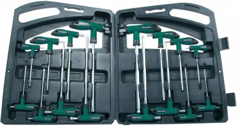 Brüder Mannesmann 18190 16 delige T greep Schroevendraaierset torx/inbus