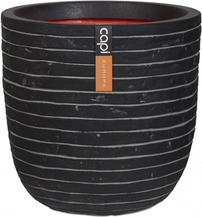 Capi europe Capi Nature Row NL 35x34cm bloempot antraciet