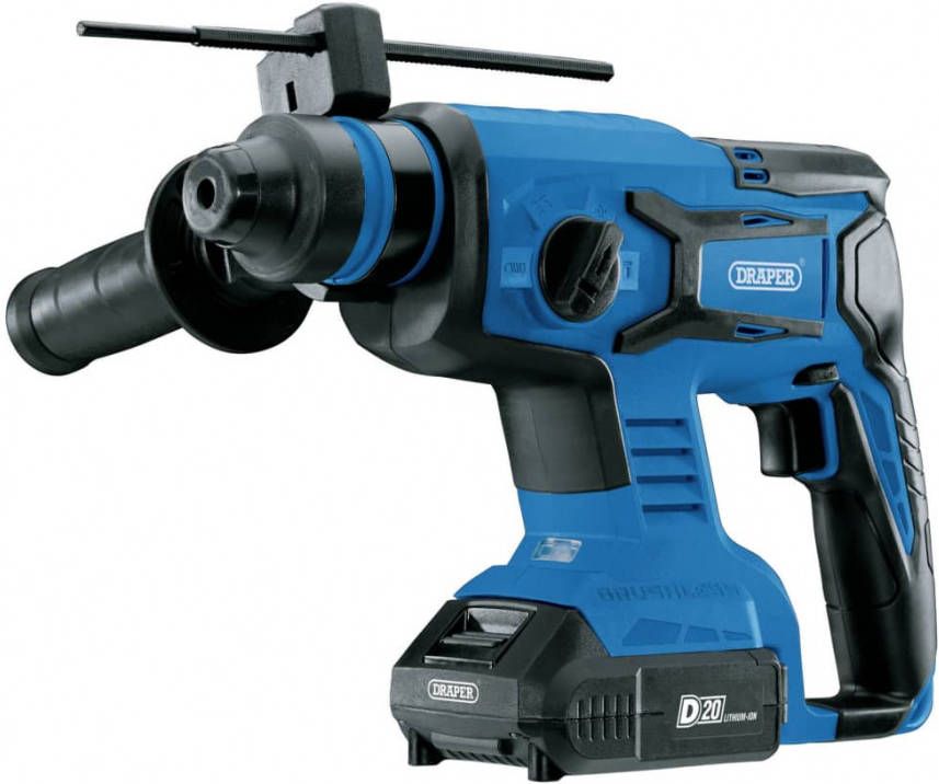 Draper Tools Boorhamer SDS borstelloos met 2 x D20 accu