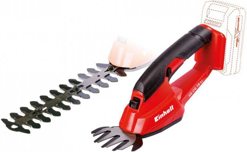 Einhell GE-CG 18 Li SOLO Accu Gras- en Heggenschaar 18V Li-Ion Body