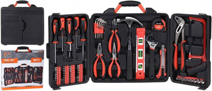 Maxtotaal_nl Huismerk Gereedschapsset 76 Delig