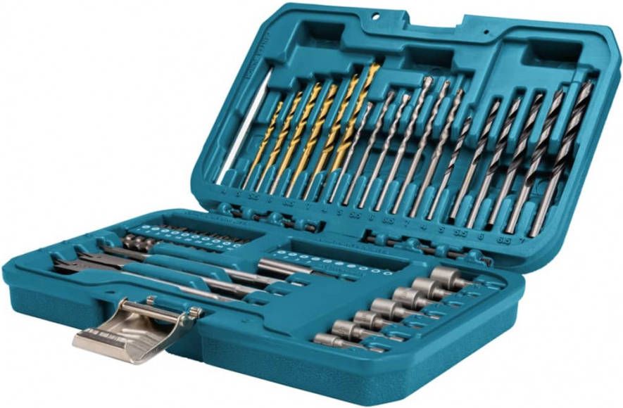 Makita 50 delige Gereedschapsset elektrisch TRADE metallic