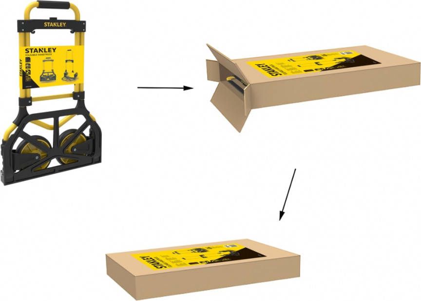 Stanley Steekwagen inklapbaar FT582 90 kg